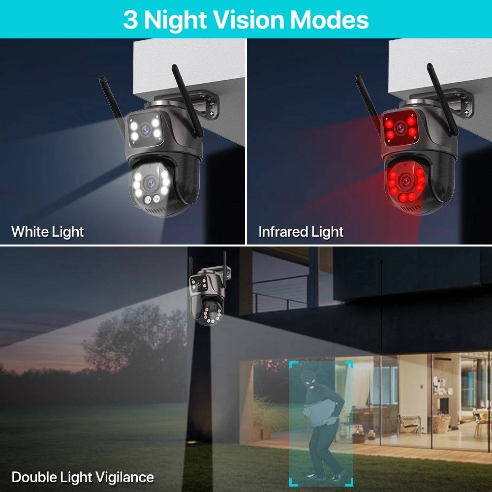 4K 8MP HD Wifi PTZ Camera