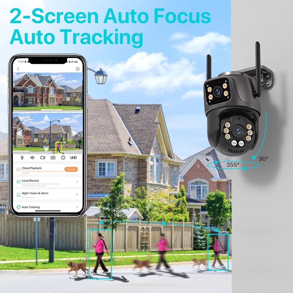 4K 8MP HD Wifi PTZ Camera