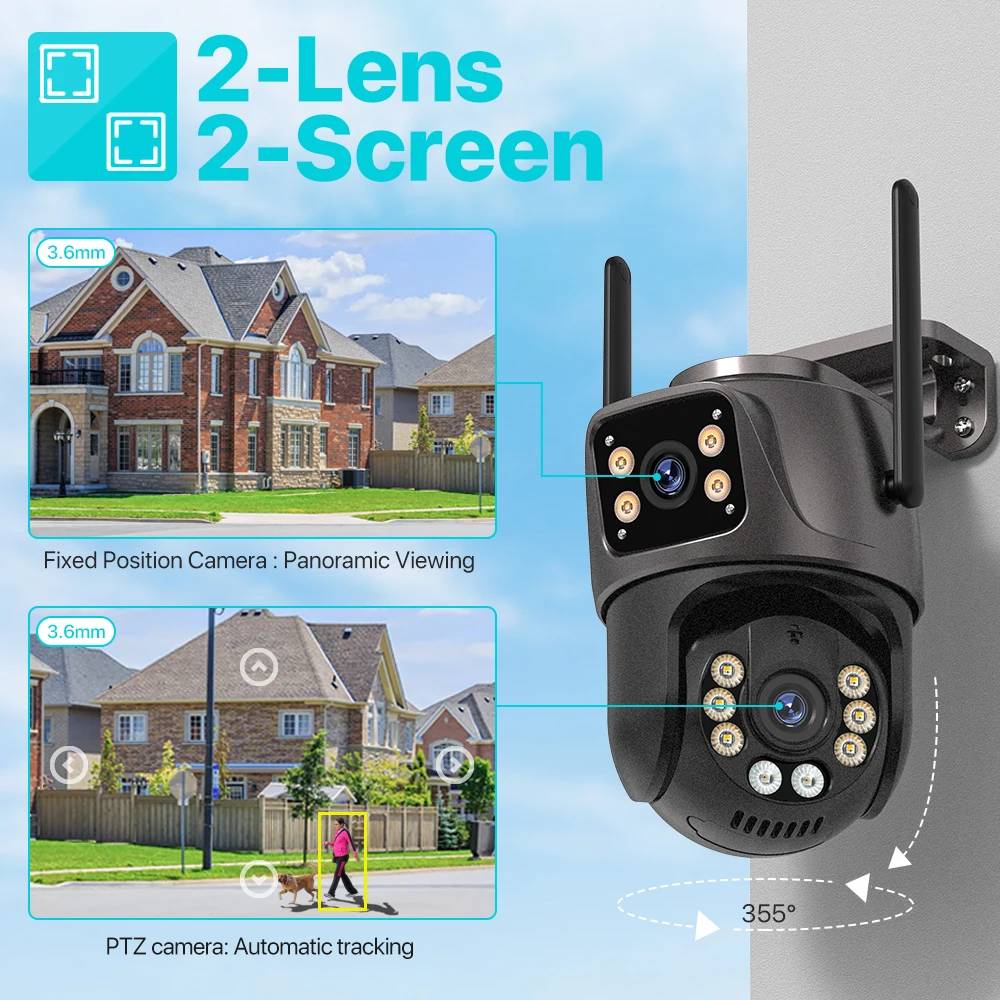 4K 8MP HD Wifi PTZ Camera