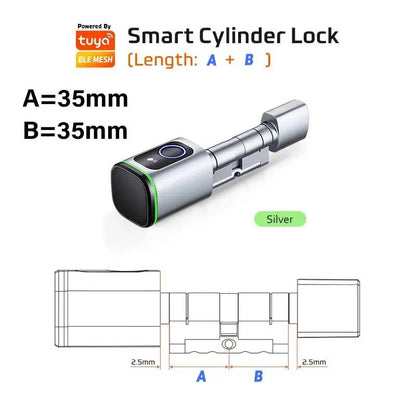 Smart Cylinder Lock With Tuya